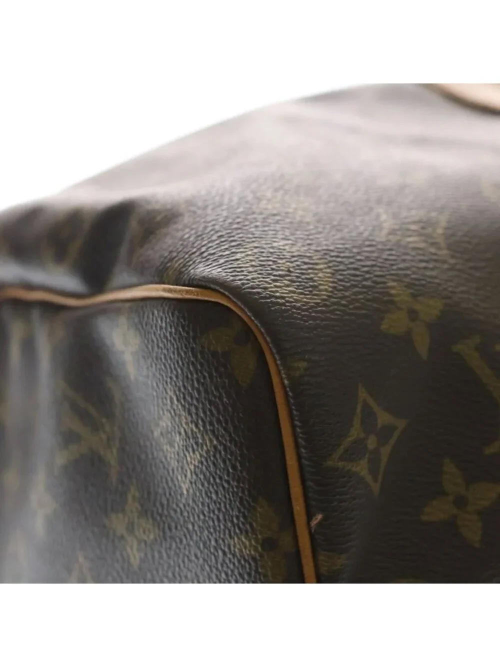 Louis Vuitton Keepall Bandouliere 50 Monogram Boston Bag Brown